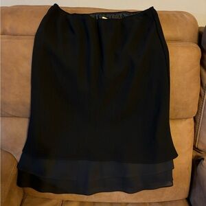 Black women’s A-line skirt, medium